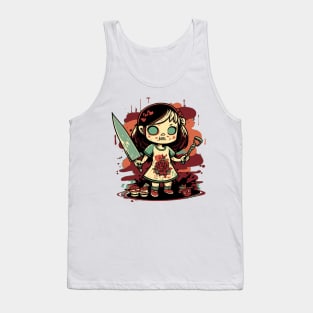 Knife Girl Tank Top